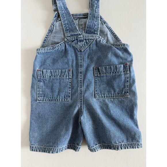 Sesame Street Vintage Denim Cookie Monster Short Overalls Size 3 T Basketball - Picture 9 of 13